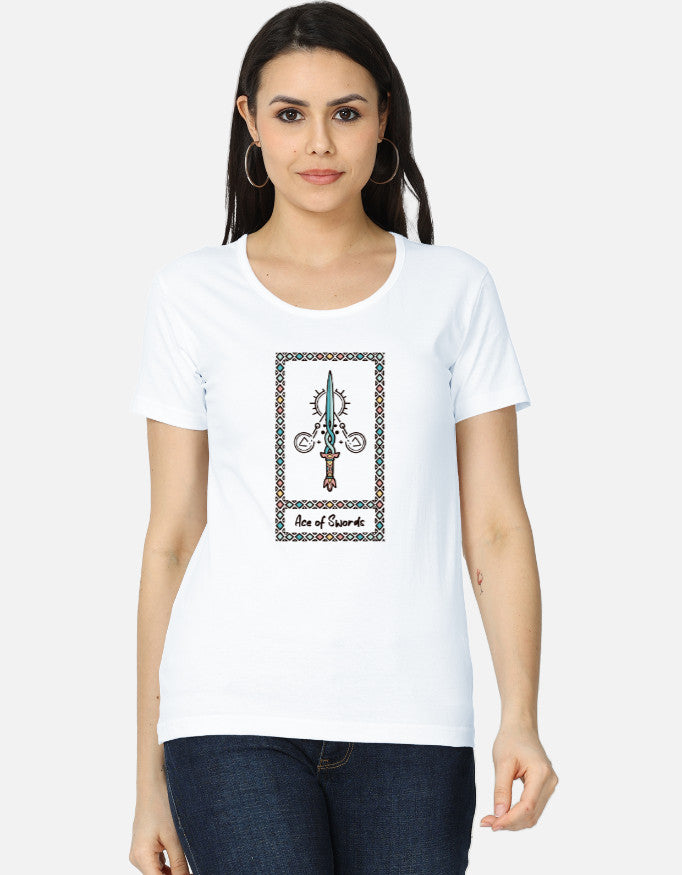 Tarot Ace of Swords T-shirts
Tarot Spiritual Women's T-shirts
Tarot T-shirts for women
Tarot Ladies T-shirt
Major Arcana Girl’s casual T-shirts
Women's short sleeve T-shirts
Women’s half sleeve T-shirts
Stylish T-shirts for women
Trendy T-shirts for girls
Women's fashion T-shirts
Classic fit T-shirts for women
Oversized T-shirts for women
Women’s crop T-shirts
Longline T-shirts for women
Women’s slim fit T-shirts
Round neck T-shirts for women
V-neck T-shirts for women
U-neck T-shirts for girls
Full sleeve T