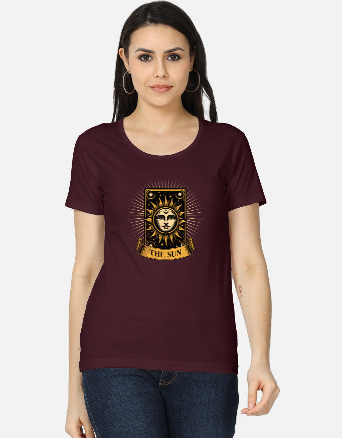 Tarot The Sun T-shirts
Tarot Spiritual Women's T-shirts
Tarot T-shirts for women
Tarot Ladies T-shirts
Major Arcana Girl’s casual T-shirts
Women's short sleeve T-shirts
Women’s half sleeve T-shirts
Stylish T-shirts for women
Trendy T-shirts for girls
Women's fashion T-shirts
Classic fit T-shirts for women
Oversized T-shirts for women
Women’s crop T-shirts
Longline T-shirts for women
Women’s slim fit T-shirts
Round neck T-shirts for women
V-neck T-shirts for women
U-neck T-shirts for girls
Full sleeve T-shir
