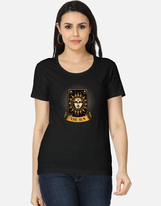 Tarot The Sun T-shirts
Tarot Spiritual Women's T-shirts
Tarot T-shirts for women
Tarot Ladies T-shirts
Major Arcana Girl’s casual T-shirts
Women's short sleeve T-shirts
Women’s half sleeve T-shirts
Stylish T-shirts for women
Trendy T-shirts for girls
Women's fashion T-shirts
Classic fit T-shirts for women
Oversized T-shirts for women
Women’s crop T-shirts
Longline T-shirts for women
Women’s slim fit T-shirts
Round neck T-shirts for women
V-neck T-shirts for women
U-neck T-shirts for girls
Full sleeve T-shir