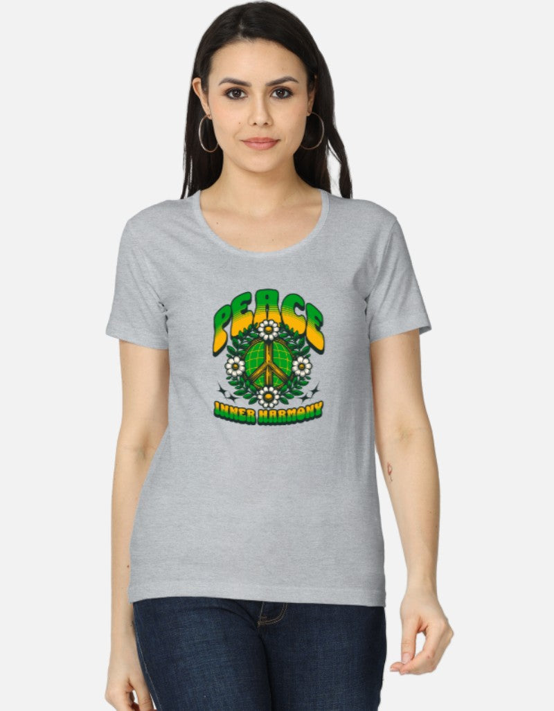 Spiritual Innovative Artwork
Peaceful Graphic Printing
Spiritual  Women's T-shirts
Peace T-shirts for women
Yoga Ladies T-shirts
Yoga Girl’s casual T-shirts
Women's short sleeve T-shirts
Women’s half sleeve T-shirts
Stylish T-shirts for women
Trendy T-shirts for girls
Women's fashion T-shirts
Classic fit T-shirts for women
Oversized T-shirts for women
Women’s crop T-shirts
Longline T-shirts for women
Women’s slim fit T-shirts
Round neck T-shirts for women
V-neck T-shirts for women
U-neck T-shirts for girls